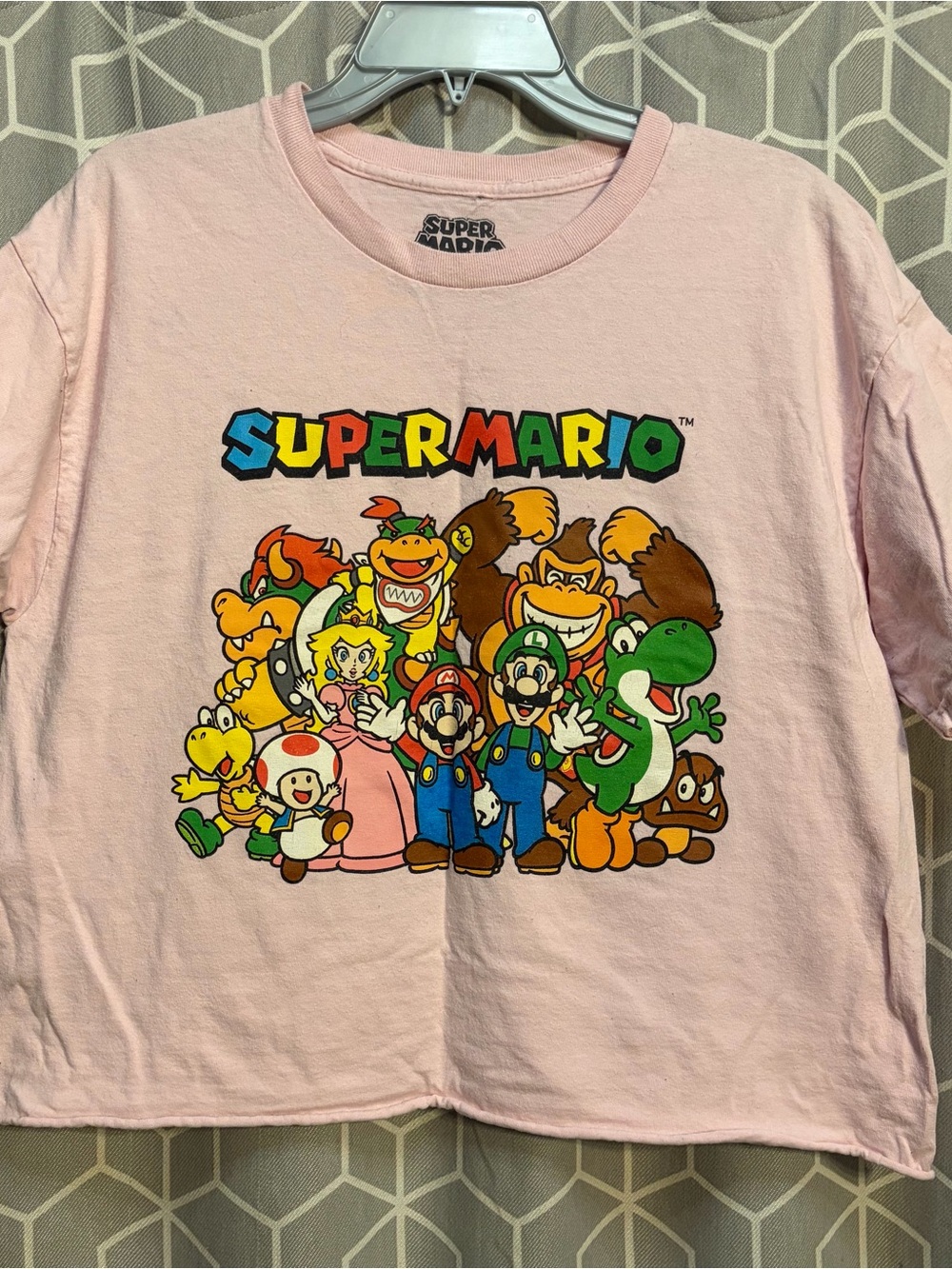 Nintendo Pink Super Mario Character Tee